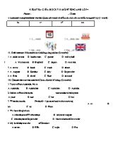Đề kiểm tra giữa học kì II lớp 4